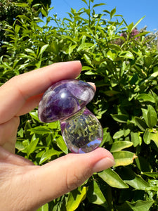 Resin small cute Amethyst mushroom