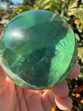 Load image into Gallery viewer, Natural Feather Fluorite Sphere , Snowflake Quartz Crystal Fluorite Ball
