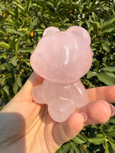 Load image into Gallery viewer, High Quality Rose Quartz Bear – Hand Carved Crystal Figurine Bear Home Decor
