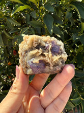 Load image into Gallery viewer, Purple Cubic Fluorite cluster, fluorite Mineral Specimen
