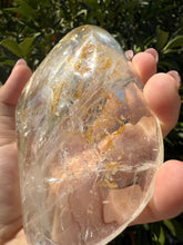 Load image into Gallery viewer, Large Clear Quartz Offering Bowl,Crystal Quartz Altar Bowl,Crystal Tray,B78

