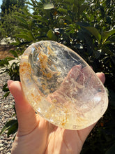 Load image into Gallery viewer, Clear Quartz Offering Bowl,Crystal Quartz Altar Bowl,Crystal Tray,B59
