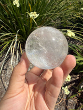Load image into Gallery viewer, Natural Clear Quartz Crystal Sphere White Healing Stone Ball,A353
