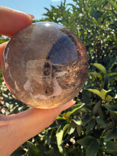 Load image into Gallery viewer, Natural Smoky Garden Quartz Sphere – Healing Crystal Ball for Meditation-A44
