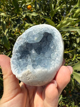 Load image into Gallery viewer, Celestite Geode Egg – Raw Celestine for Calming Energy,A58
