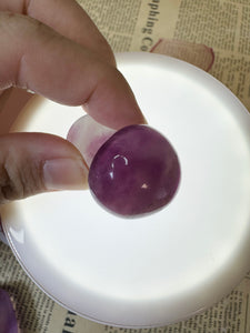 Mini Fluorite Mushroom Carving-1.43in