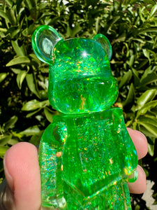 Shiny Mermaid glitter Green toy bear