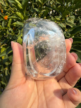 Load image into Gallery viewer, Mini Clear Quartz Offering Bowl,Crystal Quartz Altar Bowl,Crystal Tray,B69
