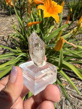 Load image into Gallery viewer, Natural Namibia Skeletal Enhydro Quartz Mineral Specimen w/ Moving Bubble,A478
