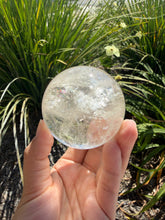 Load image into Gallery viewer, Natural Clear Quartz Crystal Sphere White Healing Stone Ball,A348
