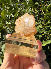 Load image into Gallery viewer, Lotus Quartz Cluster, Madagascar Flower Quartz Cluster, Candle Quartz,A190
