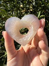 Load image into Gallery viewer, Druzy Agate Heart Stand Included - Agate - Agate Crystal - Crystal Heart,A201

