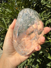 Load image into Gallery viewer, Large Clear Quartz Offering Bowl,Crystal Quartz Altar Bowl,Crystal Tray,B46
