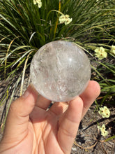 Load image into Gallery viewer, Natural Clear Quartz Crystal Sphere White Healing Stone Ball,A354
