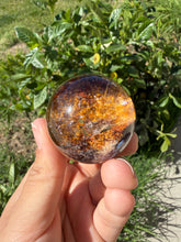 Load image into Gallery viewer, Garden Quartz Crystal Sphere,Natural Lodolite Included Healing Crystal Ball,A328
