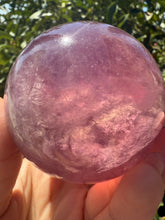 Load image into Gallery viewer, Rainbow Candy Fluorite Sphere, Stunning Rainbow Fluorite Ball,A114
