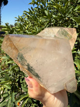 Load image into Gallery viewer, 1.59kg Clear Quartz with Green Phantom Inclusions, Partial Polished Faces
