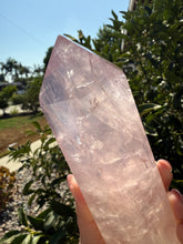 Load image into Gallery viewer, 589g Rose Quartz Obelisk,Natural Polished Crystal Point, A60
