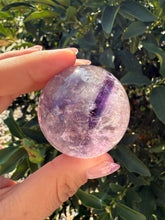 Load image into Gallery viewer, Natural Phantom Amethyst Crystal Sphere

