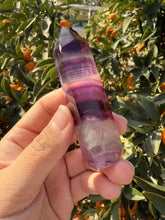 Load image into Gallery viewer, A+ Grade Rainbow Fluorite Tower Point A
