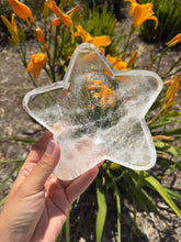 Load image into Gallery viewer, Large Natural Clear Quartz Star Dish,Crystal Tray,Decorative Altar Dish,B159
