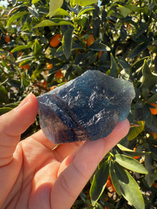 Raw Blue Fluorite Stone,205.5g