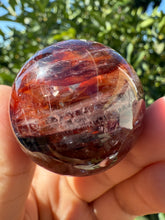 Load image into Gallery viewer, High Quality Fire Quartz Sphere,Premium Hematoid Quartz Crystal Ball,A102
