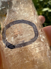 Load image into Gallery viewer, Trigonic Enhydro Quartz from Madagascar,Crystal Point with Water Inclusion,A100
