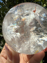 Load image into Gallery viewer, Rainbow Clear Quartz Crystal Sphere,Natural Healing Stone Ball,A120
