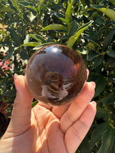 Load image into Gallery viewer, Natural Smoky Garden Quartz Sphere – Healing Crystal Ball for Meditation-A44
