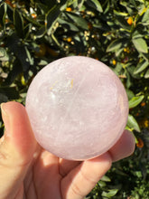 Load image into Gallery viewer, Big Sale! 5.9cm Rose Quartz Sphere
