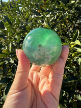 Load image into Gallery viewer, Natural Feather Fluorite Sphere,Snowflake Quartz Crystal Fluorite Ball,A219
