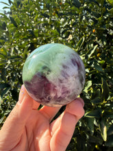 Load image into Gallery viewer, Natural Feather Fluorite Sphere,Snowflake Quartz Crystal Fluorite Ball,A222
