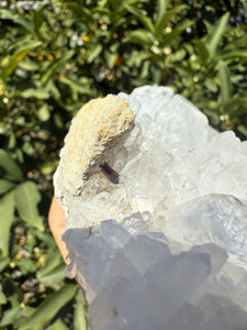Himalayan Quartz Cluster 609g,Pakistan Mountain Quartz Healing Stone,A89