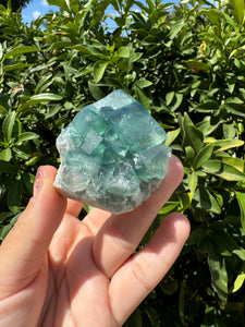 Green Cubic Fluorite fluorite cluster,Mineral Specimen B