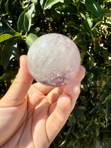 Phantom Amethyst Crystal Sphere