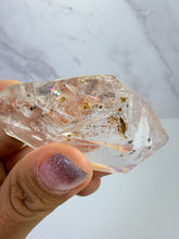 Load image into Gallery viewer, High Luster Enhydro Quartz w/ Moving Bubble &amp;/or Carbon/Black Inclusions,A499

