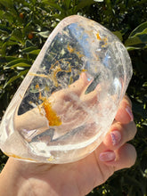 Load image into Gallery viewer, Clear Quartz Offering Bowl,Crystal Quartz Altar Bowl,Crystal Tray,B81
