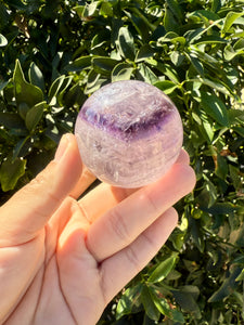 Phantom Amethyst Crystal Sphere