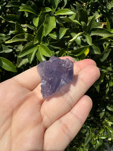 Mini Purple Cubic Fluorite Cluster,Mineral Specimen