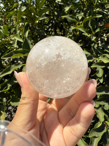 Great Deal!Clear Quartz Crystal Sphere,A127
