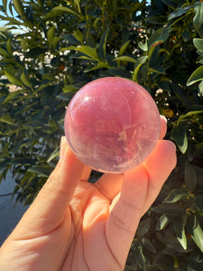 High Quality Candy Fluorite Sphere, Stunning Rainbow Fluorite Ball,A177