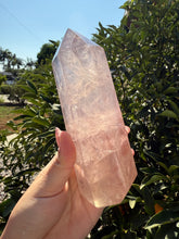 Load image into Gallery viewer, 589g Rose Quartz Obelisk,Natural Polished Crystal Point, A60
