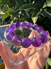 Load image into Gallery viewer, 16cm Uruguayan Amethyst Bracelet,Healing Crystal Bracelet,Chakra Bracelet
