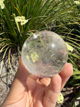 Load image into Gallery viewer, Natural Clear Quartz Crystal Sphere White Healing Stone Ball,A351
