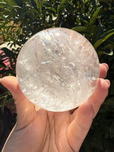 Load image into Gallery viewer, Large Rainbow Clear Quartz Crystal Sphere – Natural Healing Stone Ball- A43
