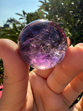 Load image into Gallery viewer, Top quality Chevron Amethyst Sphere,Amethyst Crystal Ball,Davis Effect, A69
