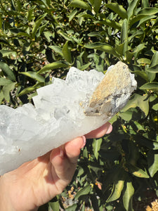Himalayan Quartz Cluster 609g,Pakistan Mountain Quartz Healing Stone,A89