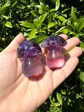 Load image into Gallery viewer, Resin small cute Amethyst mushroom
