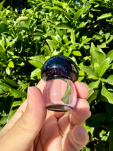 Load image into Gallery viewer, Resin small cute shiny Blue sandstone mushroom
